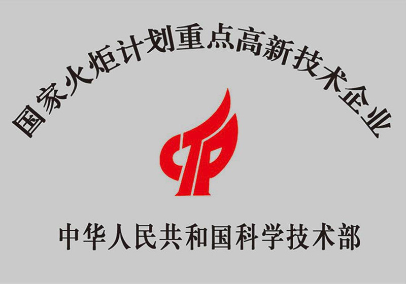 National Torch Plan Key High-tech Enterprise