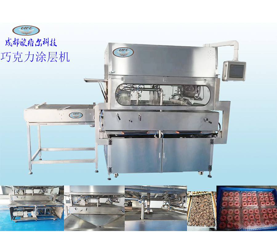 Chocolate coating machine