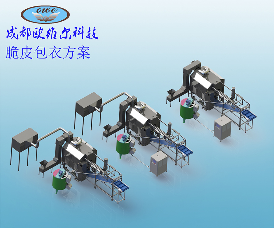 Crispy coating solution
