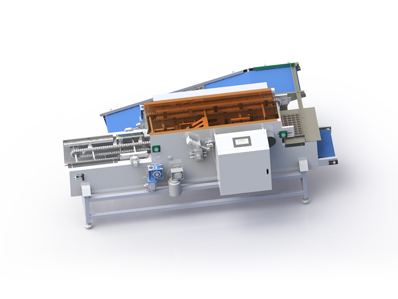 Molding, twisting, and knocking machine