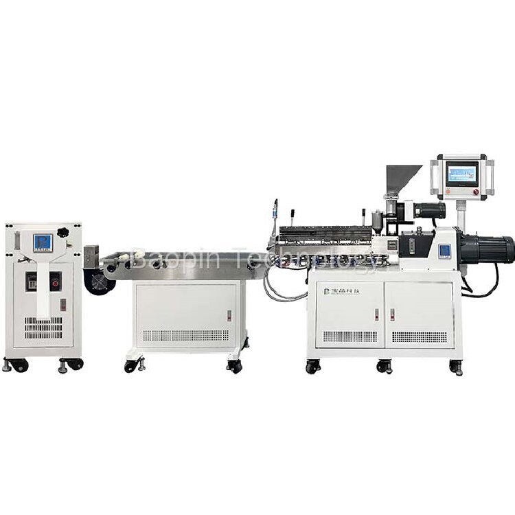 Twin screw extrusion granulator split type
