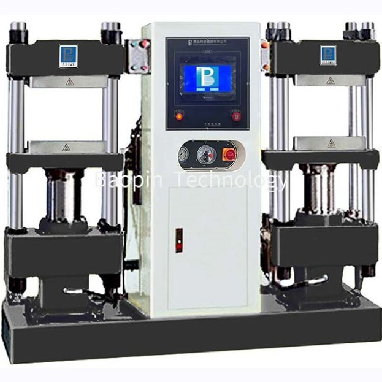 Double plate vulcanizing machine PLC program controlled type