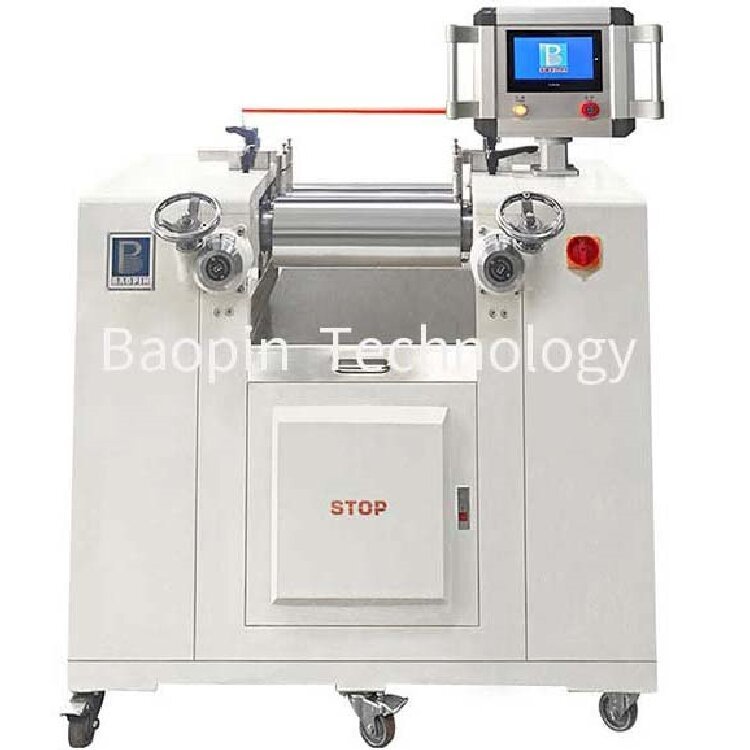 Rubber open mill PLC control