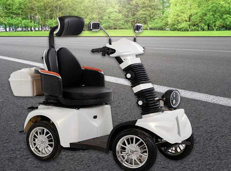 Electric four-wheeler for the elderly leisure scooter adult household electric vehicle battery manufacturers wholesale