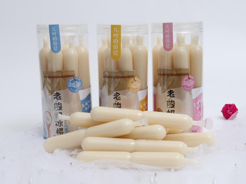 Old yogurt popsicles