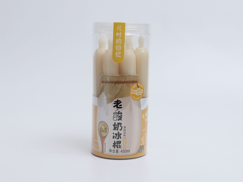 Old yogurt popsicles