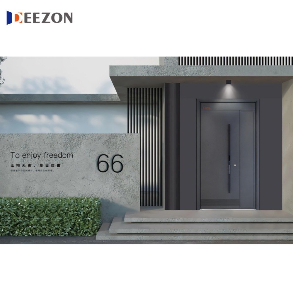 Modern Simple Style Aluminum Swing Open Entry Door pivot door