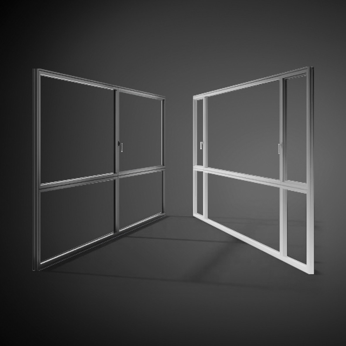 American Style Double Glass Energy Efficient Sliding Window Soundproof Aluminum Sliding windows