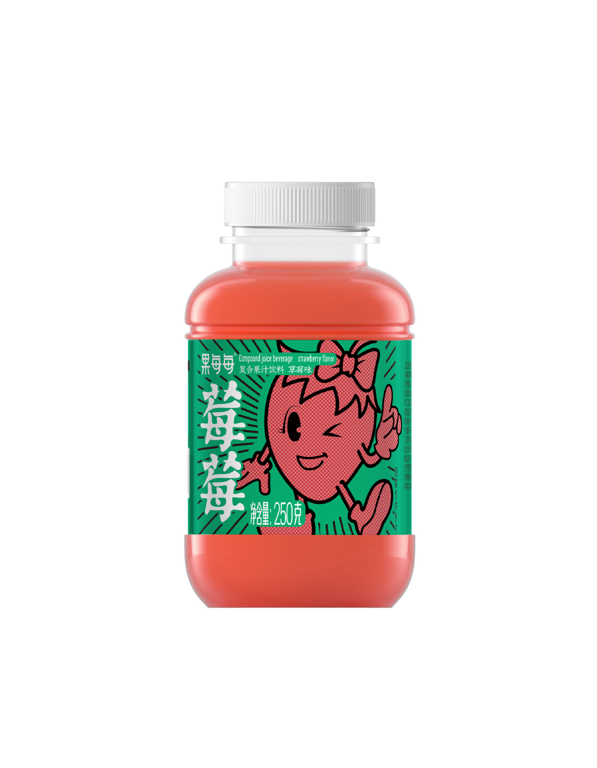 复合果汁饮料草莓味250克