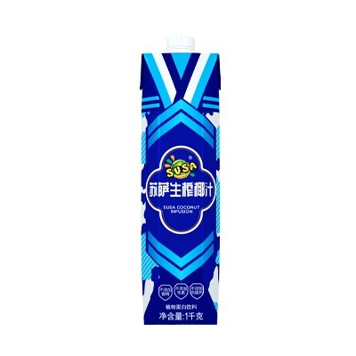苏萨生榨椰汁钻石利乐1千克
