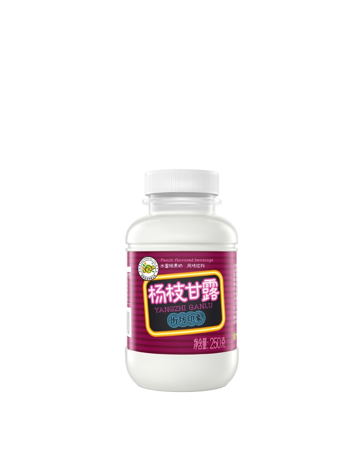 苏萨水蜜桃果奶风味饮料250克