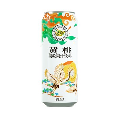 苏萨果粒果汁饮料黄桃口味490克