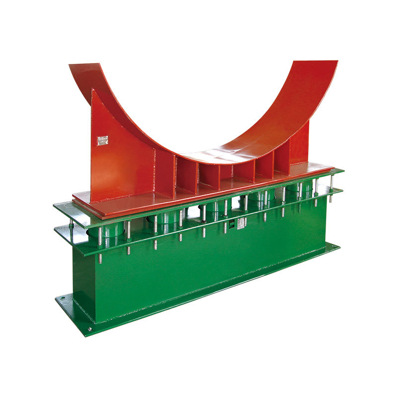 Soporte para caja de resorte con monopatín de PTFE para tuberías grandes