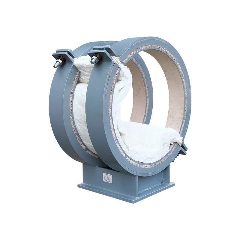 Soporte de tubería de aislamiento térmico de alta temperatura tipo abrazadera de doble tubo DN650～DN1200