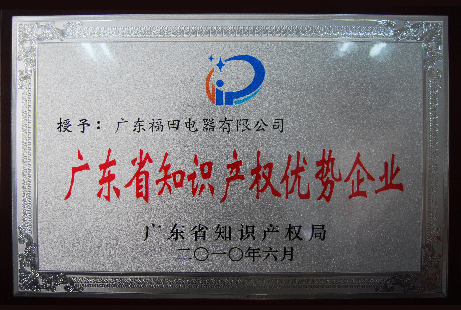 广东省知识产权优势企业