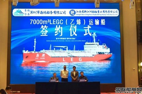 首单签约！新江洲船舶重工进军气体运输船市场