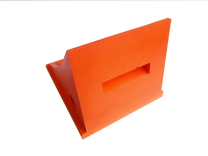 Urethane Wheel Chock-11.30"x8.82"x8.11"  / 287mmx224mmx206mm