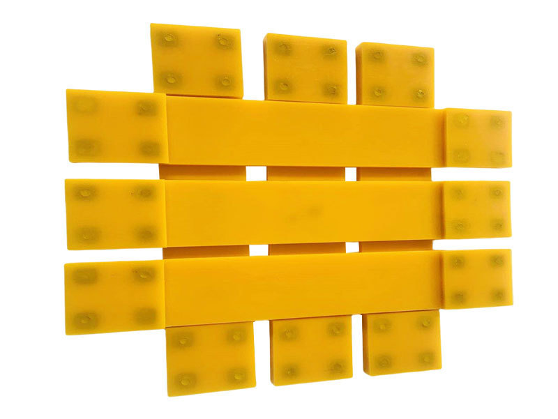 Urethane Cushion Block with Inner Metal Parts-21.65"*3.93"*0.78" / 550mm*100mm*20mm