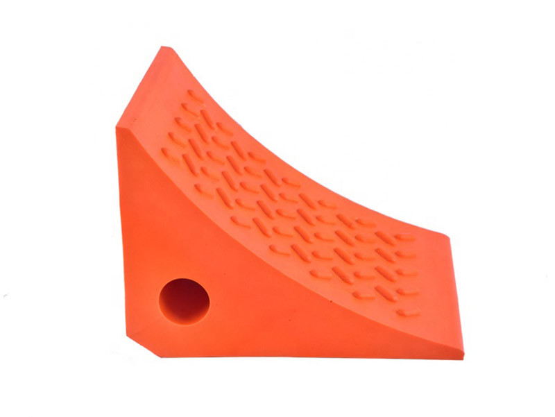 Urethane Wheel Chock-7.87"x6.85"x5.79" / 200mmx174mmx147mm