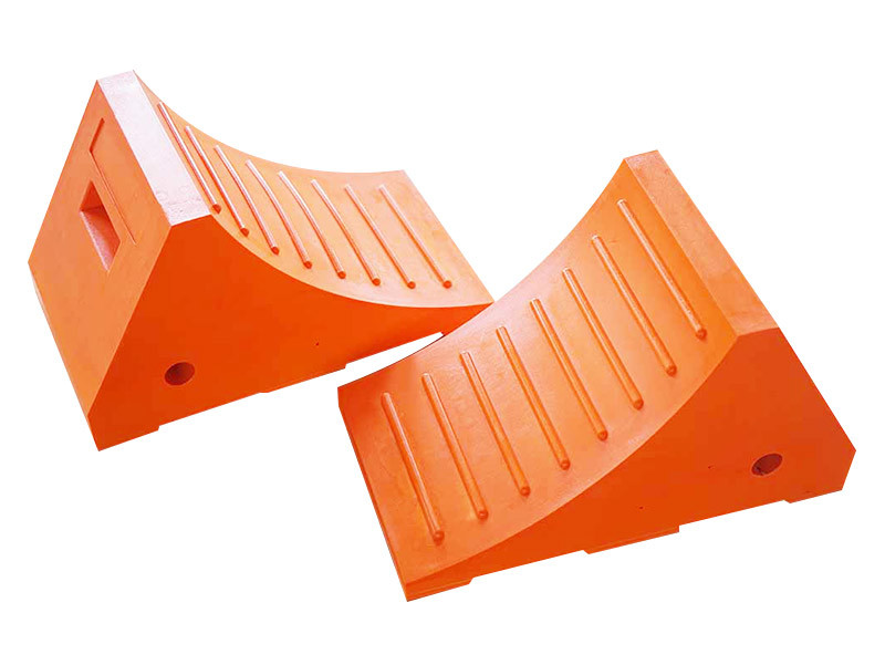 Urethane wheel chocks are one of the main products of our company