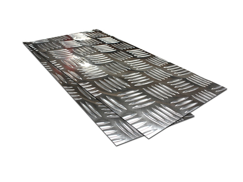 Galvanized checkered steel plate