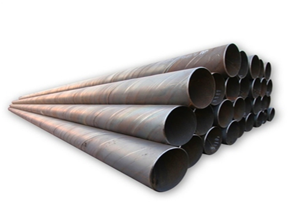 Sand blasting spiral steel pipe