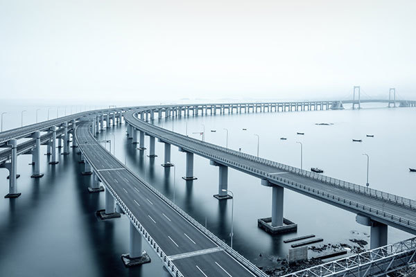 Cross -sea bridge Cross -sea bridge