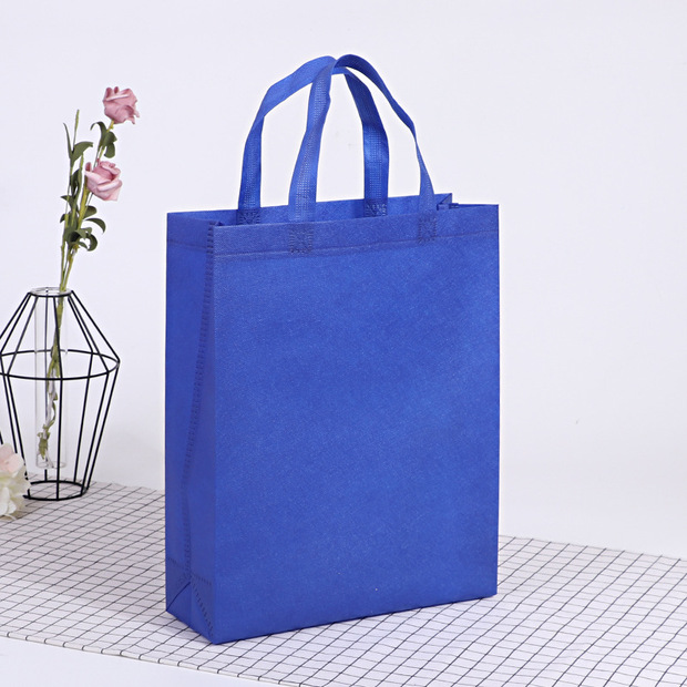 Non-woven handbag custom advertising shopping bag gift bag coated non-woven bag custom clothing store bag