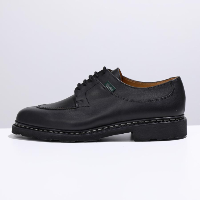【大きいサイズ限定特価】Paraboot パラブーツ レザーシューズ 705109 AVIGNON アヴィニョン メンズ ノルヴェイジャン製法 革靴 NOIR