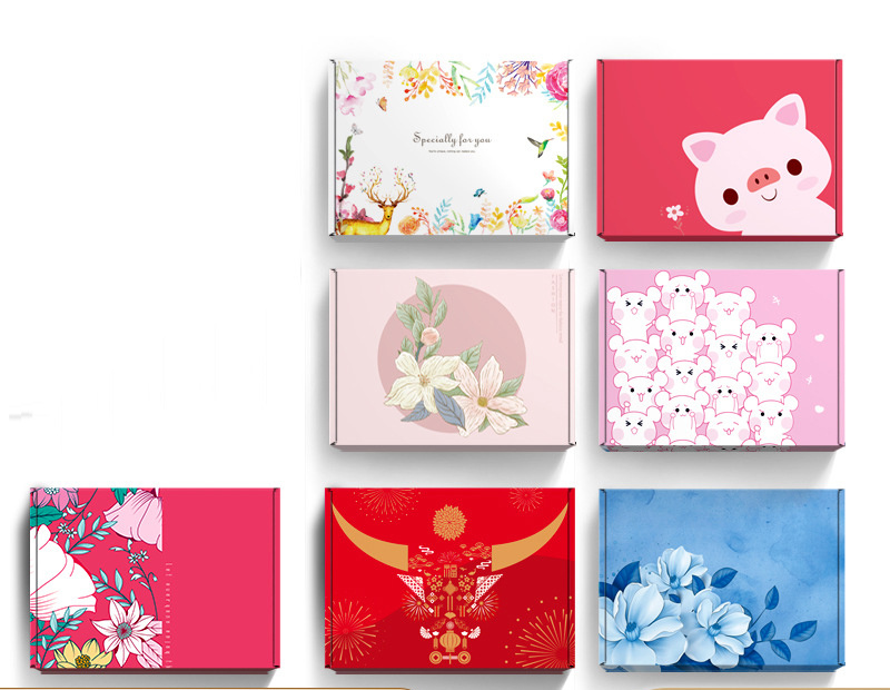 Aircraft box coloring fixed system shipping box electronic paper box appearance low cost clothing packaging box  Aircraft case