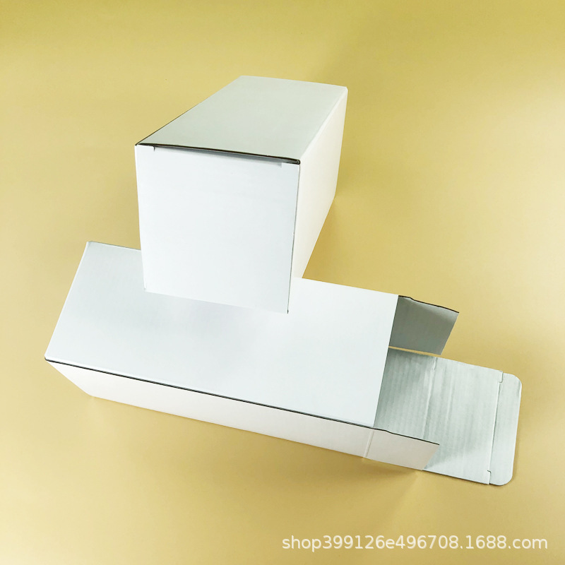 White box spot three-layer white corrugated box universal white hardware packaging corrugated box e-commerce packaging box printable