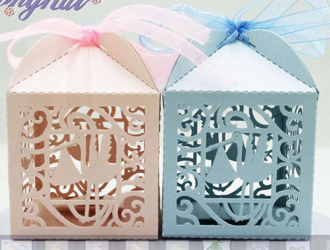 favour box laser cutting new born baby