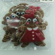 Christmas felt printed stickers
