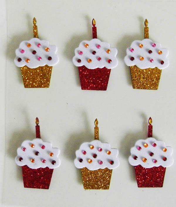 Birthday scrapbooking stickers