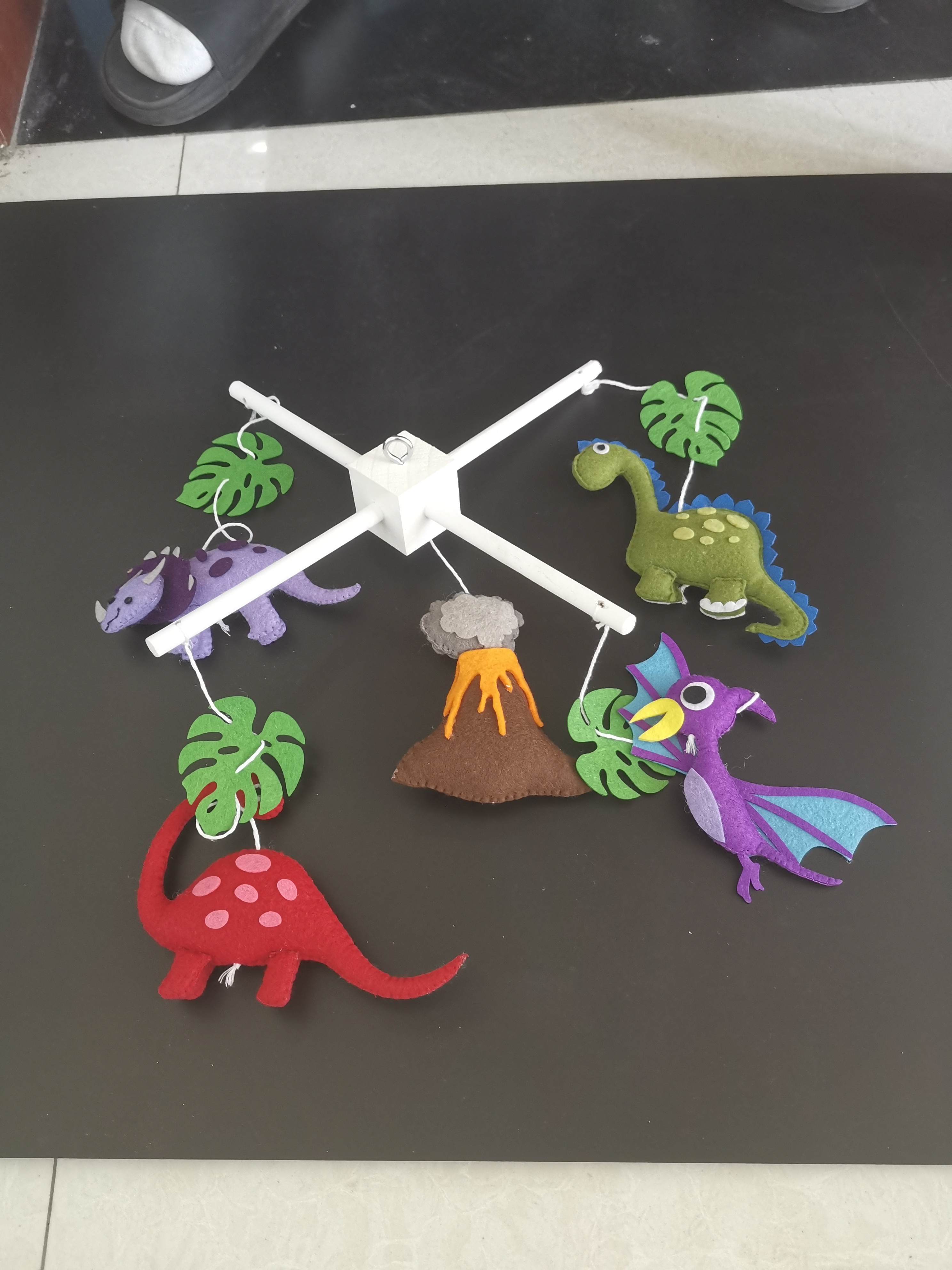 baby mobile dinosaur nursery decoration