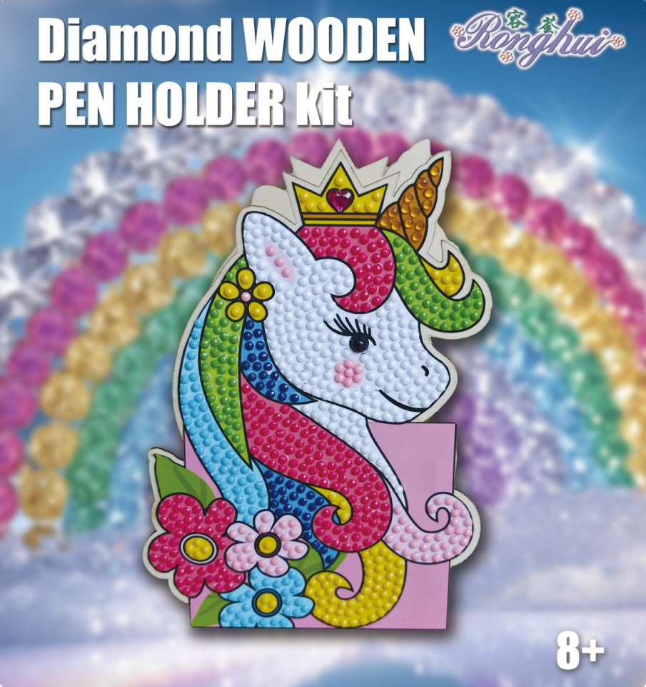 DIAMOND PAITING PEN HOLDER KIT UNICORN