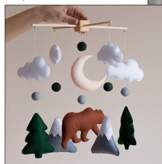 Forest Baby Crib Mobile
