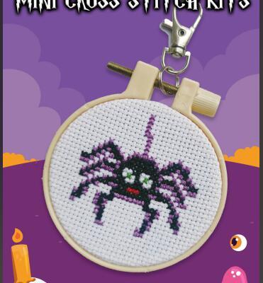 Halloween mini cross stitch kitS