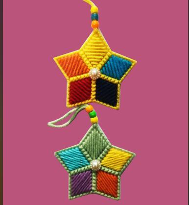 plastic canvas kit mini stars