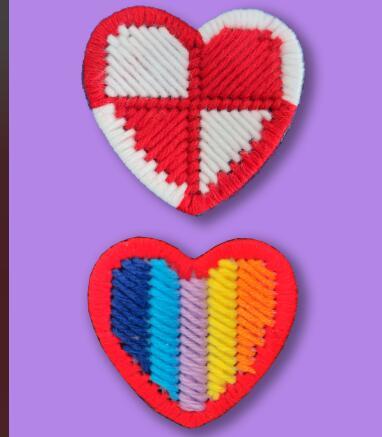 plastic canvas kit hearts