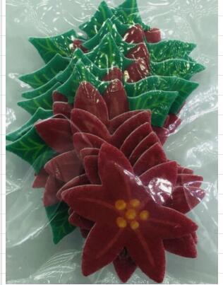 Christmas felt printed stickers