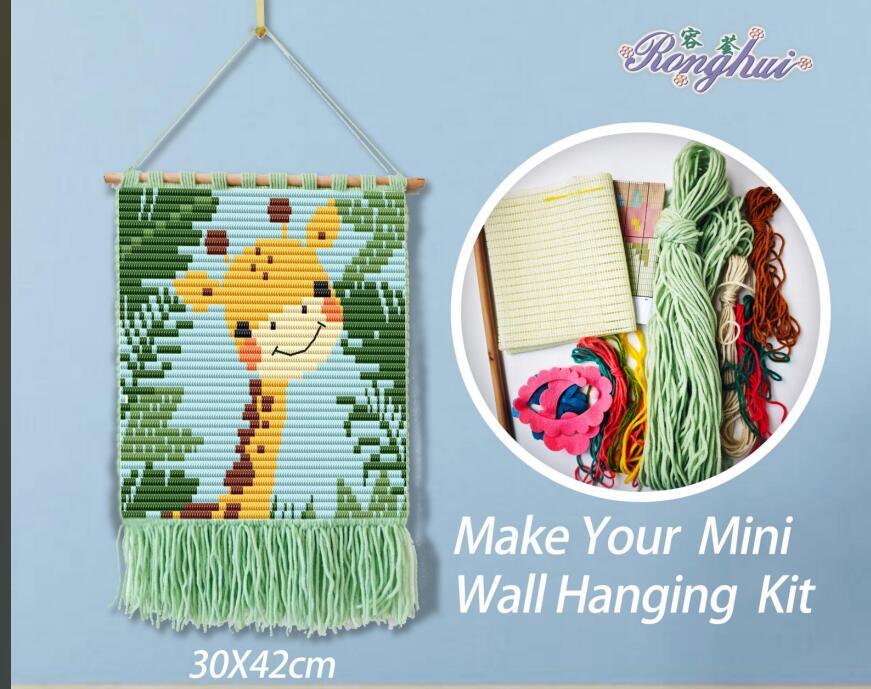 One stitch deer wall hanging craft kit