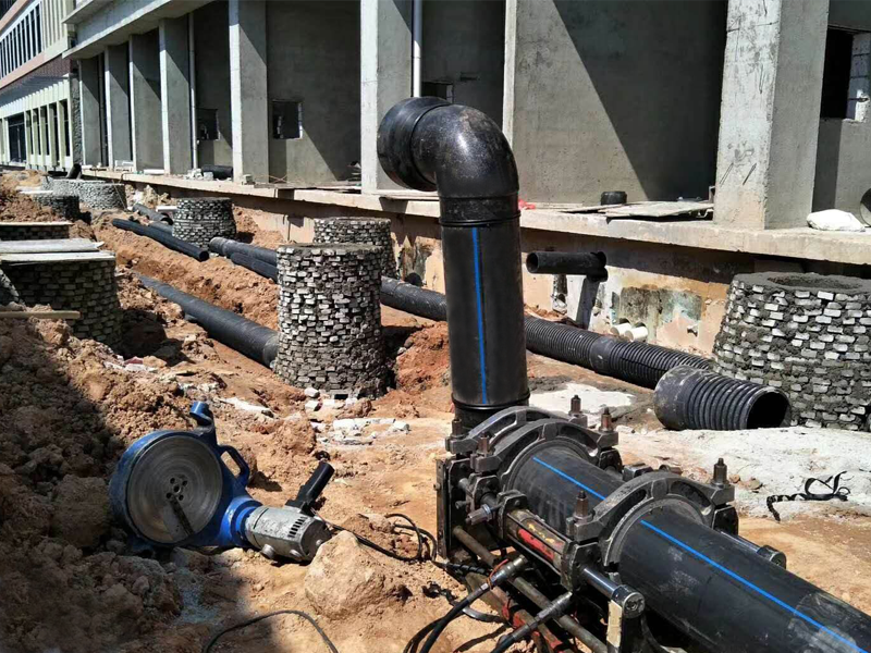 Urban pipe network construction