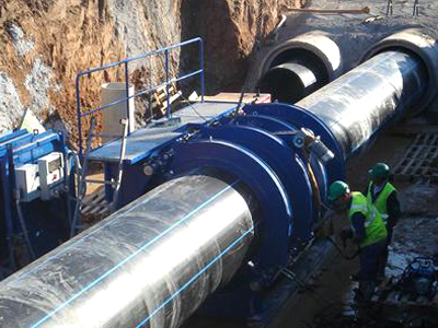 Underground main pipeline construction