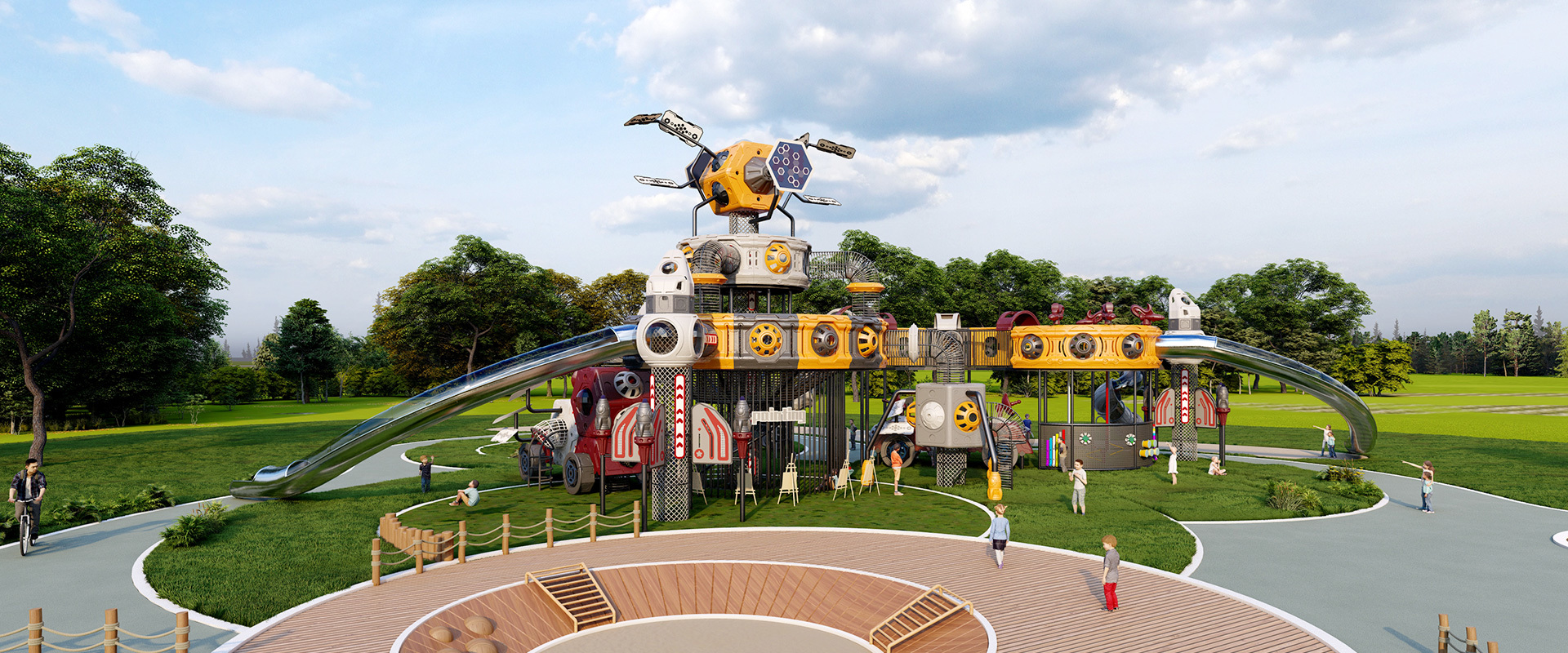 Outdoor Playground Equipment