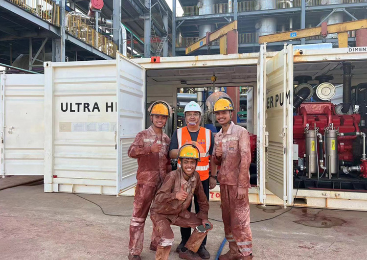 Ultra-high pressure unit exported to Indonesia