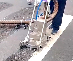 Road marking removal