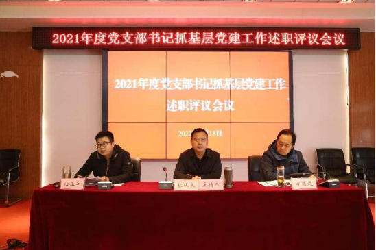 文旅集團(tuán)黨委召開2021年度黨支部書記抓基層黨建工作述職評議會議