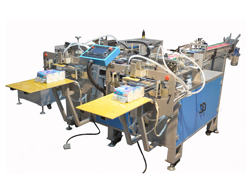 Double Heads facial tissue paper middle packaging machine