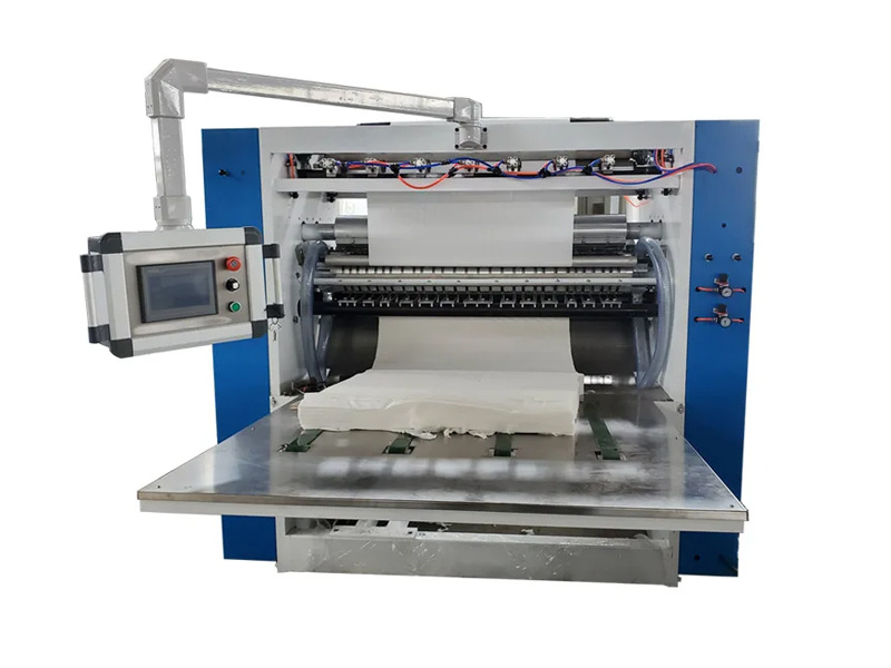 Facial tissue machine